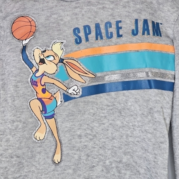 New! Space Jam Lola 2 Piece Basketball Hoodie Joggers Sweatpants Toddler Set - Picture 7 of 11